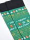 Шкарпетки новорічні зеленого кольору | 6685812 | фото 2