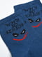Шкарпетки демісезонні сині з принтом | 6685815 | фото 2