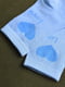 Носки голубого цвета с рисунком | 6685823 | фото 2