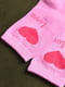 Шкарпетки рожевого кольору з малюнком | 6685824 | фото 2