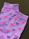 Шкарпетки фіолетового кольору з малюнком | 6685837 | фото 2