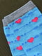 Носки голубого цвета с рисунком | 6685839 | фото 2