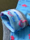 Носки голубого цвета с рисунком | 6685839 | фото 3