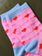 Носки розового цвета с рисунком | 6685840 | фото 2