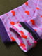 Шкарпетки фіолетового кольору з малюнком | 6685842 | фото 3