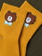 Шкарпетки дитячі гірчичного кольору | 6685914 | фото 2