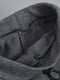 Джоггеры на флисе серые, украшенные тасьмой с надписями | 6686336 | фото 3