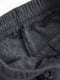 Джоґери на флісі темно-сірого кольору з принтом | 6686349 | фото 3