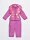 Куртка и полукомбинезон фиолетового цвета | 6686410