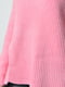 Джемпер акриловий рожевого кольору з розрізом спереду | 6686563 | фото 4