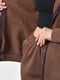 Костюм на флісі коричневого кольору: толстовка та джогери | 6686695 | фото 4