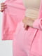 Костюм на флисе розового цвета: толстовка и джоггеры | 6686696 | фото 4