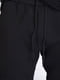 Джоггеры на флисе черного цвета с накладными карманами | 6686770 | фото 4
