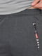 Спортивні штани сірого кольору зі смужками з боків | 6686773 | фото 4