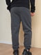 Спортивні штани на флісі темно-сірого кольору | 6686794 | фото 3
