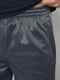 Спортивні штани сірого кольору з контрастними смужками | 6686801 | фото 4