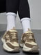 Кросівки бежевого кольору на шнурівці | 6687234 | фото 2