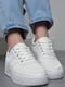 Кроссовки белого-молочного цвета на шнуровке | 6687240 | фото 2
