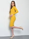 Сукня трикотажна жовта | 6687456 | фото 2