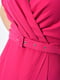 Сукня напівбатальна малинового кольору | 6687479 | фото 4