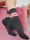 Шкарпетки махрові темно-сірого кольору | 6687486 | фото 2