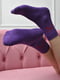 Носки махровые фиолетового цвета | 6687495 | фото 2