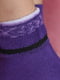 Шкарпетки махрові фіолетового кольору | 6687498 | фото 3