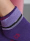Шкарпетки махрові фіолетового кольору | 6687502 | фото 3