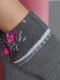 Носки махровые серого цвета | 6687510 | фото 3