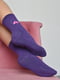 Шкарпетки махрові фіолетового кольору | 6687511 | фото 2
