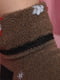 Носки махровые коричневого цвета | 6687516 | фото 3