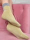 Шкарпетки махрові медичні без гумки бежевого кольору | 6687523 | фото 2