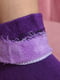Шкарпетки махрові медичні без гумки фіолетового кольору | 6687524 | фото 3