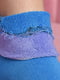 Шкарпетки махрові медичні без гумки блакитного кольору | 6687528 | фото 3