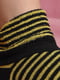 Носки махровые черного в желтую полосу цвета | 6687532 | фото 3