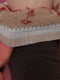 Шкарпетки махра коричневого кольору з бежевою вставкою | 6687543 | фото 3