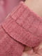 Шкарпетки з верблюжою вовною та ослабленою резинкою темно-рожевого кольору | 6687574 | фото 3