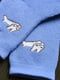 Шкарпетки махрові блакитного кольору | 6687597 | фото 2