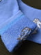 Носки махровые голубого цвета | 6687597 | фото 3