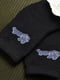 Шкарпетки махрові чорного кольору | 6687602 | фото 2