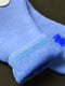 Носки махровые голубого цвета | 6687605 | фото 3