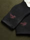 Носки махровые черного цвета | 6687607 | фото 2