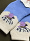 Носки махровые голубого цвета | 6687611 | фото 2