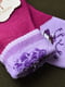 Шкарпетки махрові фіолетового кольору | 6687615 | фото 3