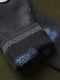 Носки махровые темно-серого цвета | 6687617 | фото 3