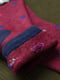 Шкарпетки махрові бордового кольору | 6687621 | фото 3