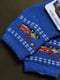 Шкарпетки махрові синього кольору | 6687640 | фото 2