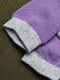 Шкарпетки махрові фіолетового кольору з малюнком | 6687641 | фото 2
