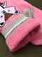 Носки махровые розового цвета с рисунком | 6687644 | фото 3