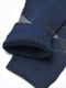 Носки махровые темно-синего цвета | 6687665 | фото 3